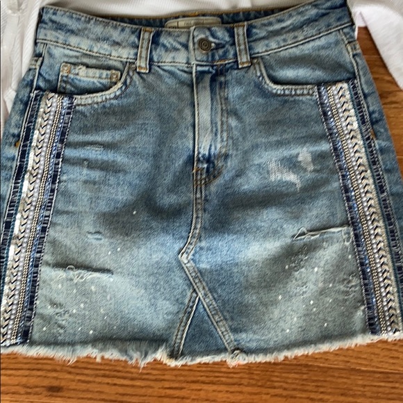 SOLDFree People Side stripe embellished mini skirt - Picture 8 of 12